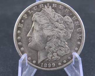 Lot 131. 1899 O Morgan silver dollar