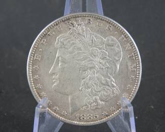 Lot 14. 1885 P Morgan Silver Dollar