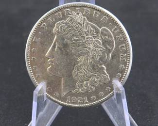 Lot 152. 1921 D Morgan silver dollar