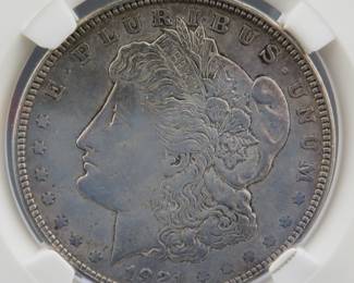 Lot 363. 1921 D Morgan Silver Dollar