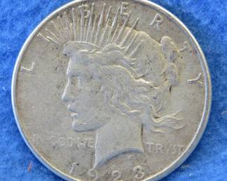 Lot 407. 1923 S Peace silver dollar