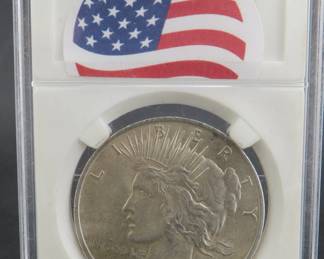 Lot 165. 1922 P Peace silver dollar