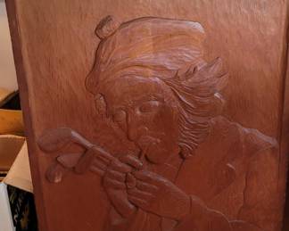 Wood art carving