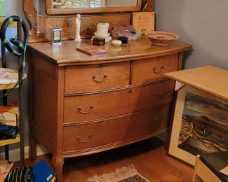 Vintage dresser with mirror