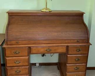 Vintage Roll Top Desk