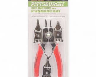 Pittsburgh Snap Ring Pliers w/ Interchangeable Heads