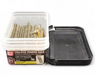 Grip Rite Collated Framing Nails, 1000 Pcs, 21°