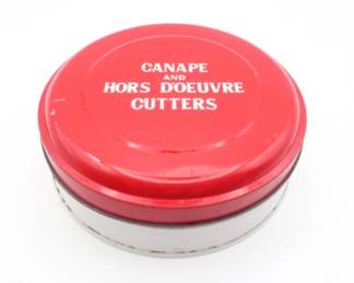 Canape and Hors D’oeuvre Cutters