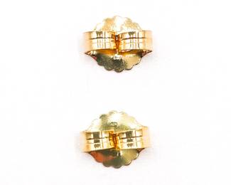 Pair of BBJ 925 Gold-Tone Earring Backs