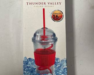 Thunder Valley Casino Resort Curly Straw Cold Cup