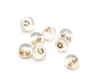 Set of Four Pairs of 925 Sterling Silver & Silicone Earring Backings