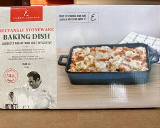 Emeril Lagasse 1.5 Quart Rectangle Stoneware Baking Dish