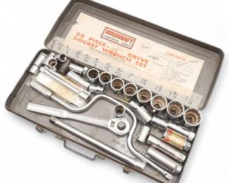 Duracraft Industrial Tools 25-Piece 1/2″ Drive Socket Wrench Set