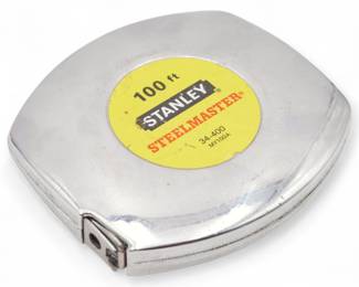 Vintage 1987 Stanley Steelmaster 100ft Tape 34-400 USA