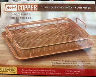 Parini Copper Crisper Air Fryer Set