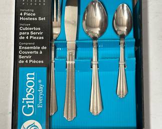 Gibson Everyday 24-Piece Stainless Steel Flatware Set