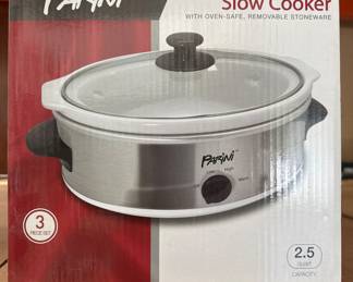 Parini 2.5 Qt Casserole Slow Cooker