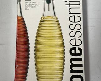 Home Essentials Gourmet Oil and Vinegar Dispensers
