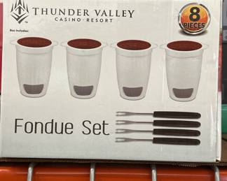 Thunder Valley Casino Resort 8-Piece Fondue Set