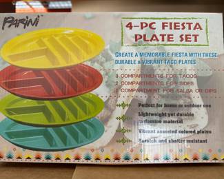 Parini 4-Piece Fiesta Plate Set