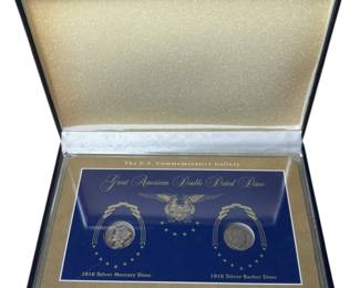 1916 Double Dated Dime Set