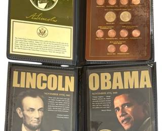 Lincoln and Obama Commemorative Coin Set