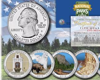 National Park Colorized Quarters