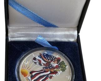 2001 Colorized American Silver Eagle