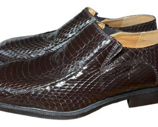 Giorgio Brutini Genuine Snakeskin Loafers