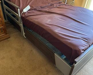 Full size adjustable hospital bed