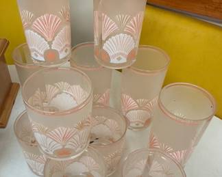 H.J Stotter plastic seashell glasses