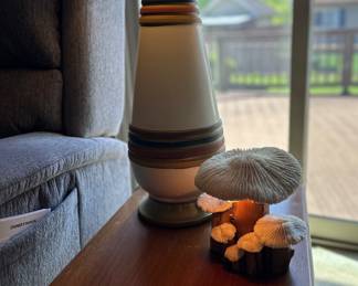 MCM lamps, cool mushroom light
