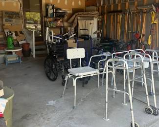 Large selection of medical equipment