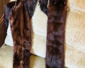 Vintage mink wrap