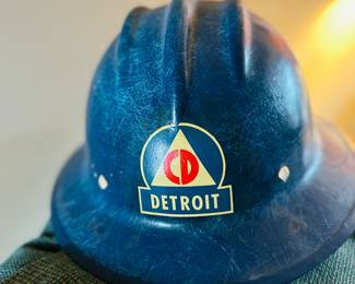 Vintage Detroit hard hat