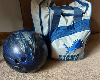Detroit Lions bowling bag