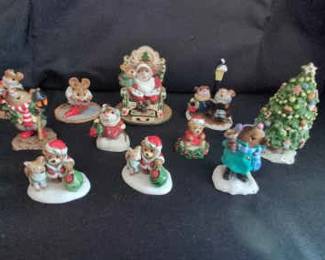 Holiday Wee Forest Folk Miniatures