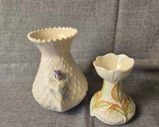 Belleek Flower Vases