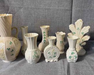 Belleek Decorative Vases candleholders