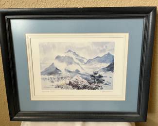 Morning Mist Print signed by artist, EE Herrmann