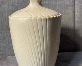 Belleek Ceramic Vase With Lid