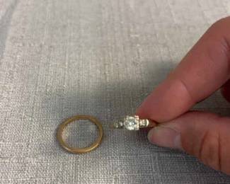 Two 14k Gold Rings