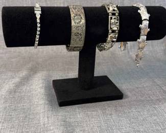 Costume Jewelry, 4 PC Bracelets