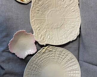 Belleek Vintage Decorative Trays