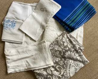 Miscellaneous Linen Table Scarfs and Table Cloths