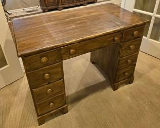 Wooden Pedestal Desk