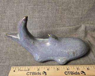 Ceramic Mexican Shark Sculpture