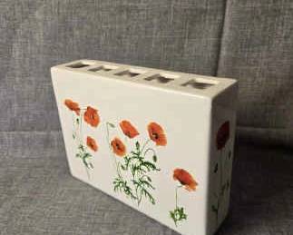 Rectangular Poppy Vase by J. McCrae