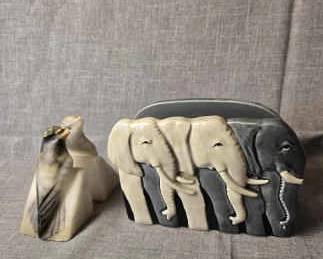 Otagiri Tom Taylor Hand Painted Decorative Book Shelf Holders