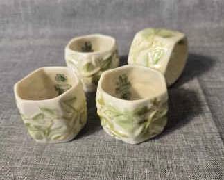 Belleek Leaf Design Set